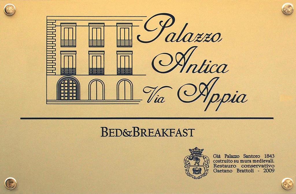 مبيت وإفطار بيتونتو Palazzo Antica Via Appia المظهر الخارجي الصورة
